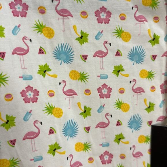 Loft 604 Flamingo Printed Button Down Shirt Size M - Picture 5 of 6